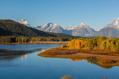 Doğal Teton sonbahar yansıma