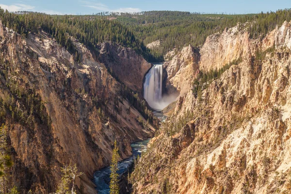 Scenic Yellowstone Falls — Stock fotografie