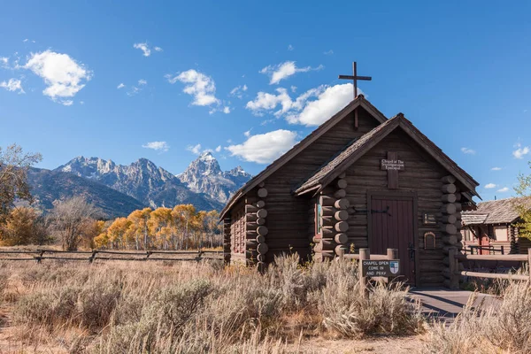 Chapel of the Transfiguration in Fall — Stock Photo, Image