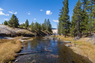 Firehole nehir manzara