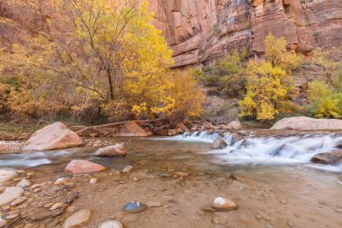 Sonbaharda doğal Virgin River