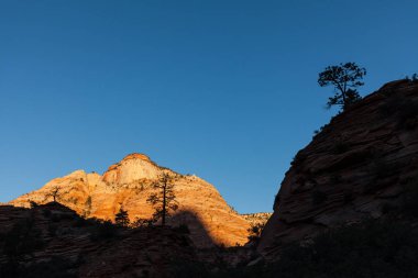 Zion National Park gündoğumu manzara