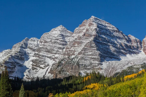 Maroon Bells in Fall — Stock Photo, Image