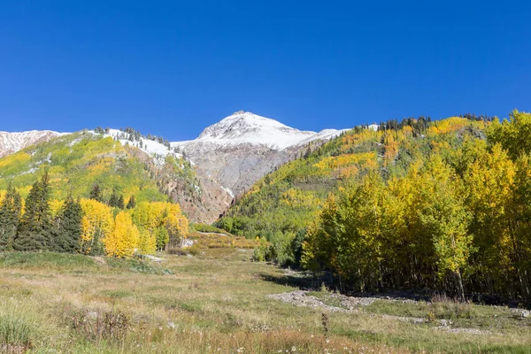Malebná krajina na podzim Colorado — Stock fotografie
