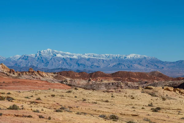 Panoramica Valle del Fuoco Nevada — Foto Stock