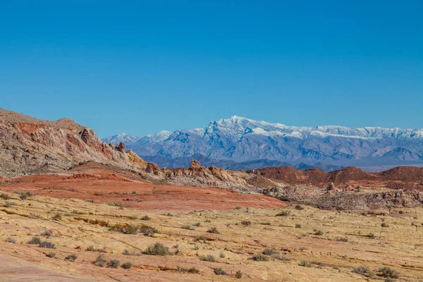 Panoramica Valle del Fuoco Nevada — Foto Stock