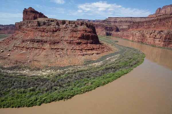 Río Colorado en el Parque Nacional Canyonlands — Foto de Stock