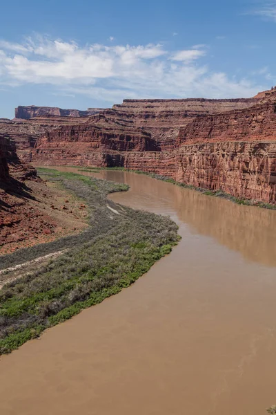 Río Colorado en el Parque Nacional Canyonlands — Foto de Stock