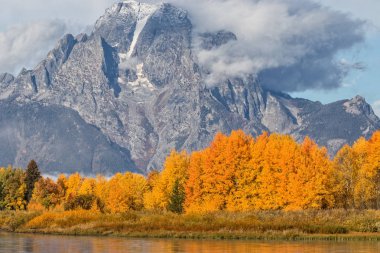 Teton sonbahar manzara