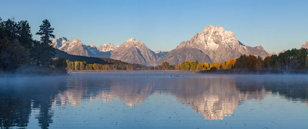 Teton hösten reflektion — Stockfoto