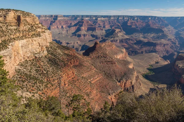 Ruige Zuid-Rim Grand Canyon — Stockfoto