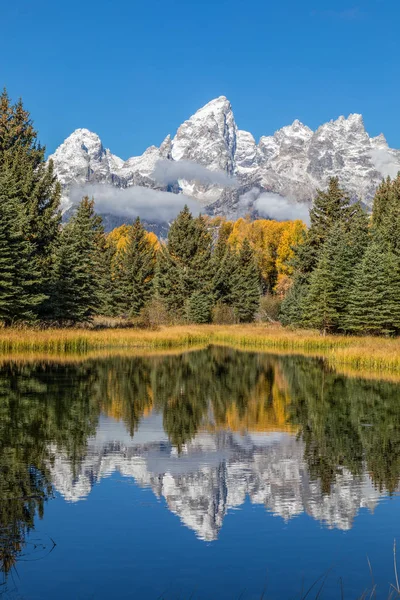 Teton Autumn Reflection — Stock Photo, Image