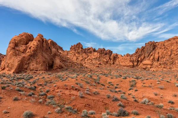 Vallée du paysage de feu — Photo