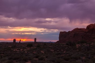 Kemerler N.P gün batımı.