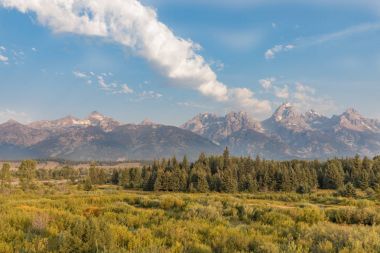 Doğal Teton manzara