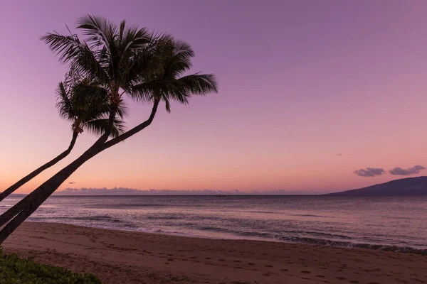 Pôr do sol de Maui Beach — Fotografia de Stock