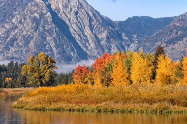 Teton sonbahar manzara