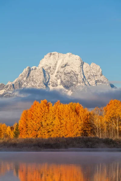 Teton vallen reflectie — Stockfoto