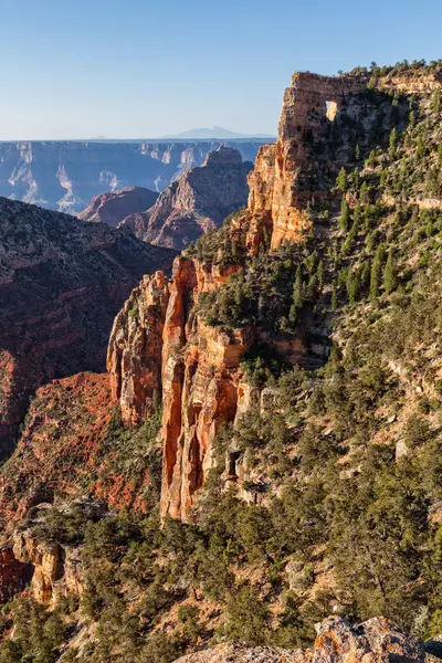 North Rim Grand Canyon Landschap Angel Venster — Stockfoto