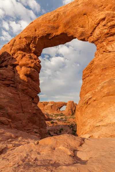 Scenic Landscape Arches National Park Moab Utah — Stock Photo, Image