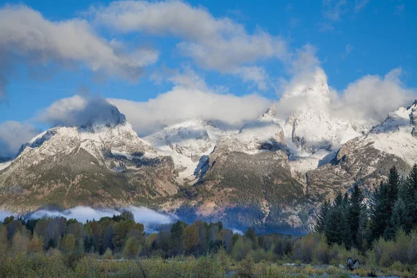 Paesaggio Panoramico Dei Teton Autunno — Foto Stock