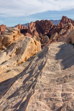 Yangın devlet parkı Nevada Vadisi doğal peyzaj