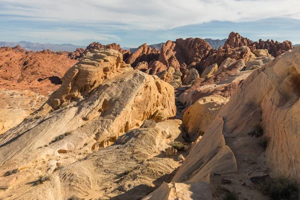 Paesaggio Panoramico Della Valle Del Parco Nazionale Dei Pompieri Nevada — Foto Stock