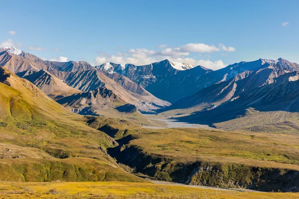 Natursköna Denali National Park Landskapet Höst — Stockfoto
