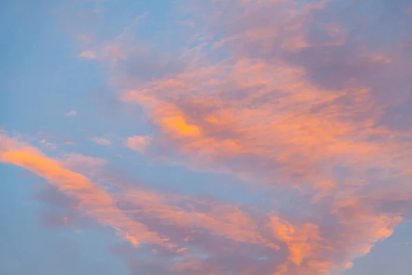 日落时的彩色 Cloudscape — 图库照片