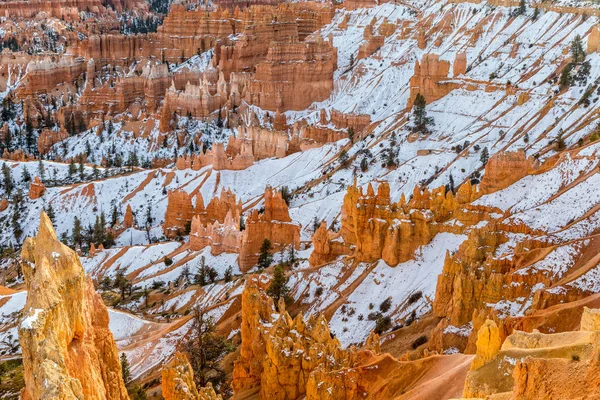 Paisaje Escénico Bryce Canyon Utah Invierno —  Fotos de Stock