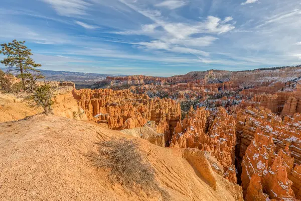 Belleza Escénica Del Parque Nacional Bryce Canyon Utah Invierno —  Fotos de Stock