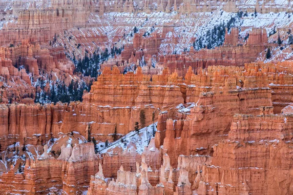 风景布莱斯峡谷国家公园冬季犹他州 — 图库照片