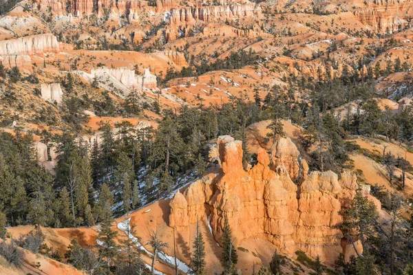 Pintoresco Parque Nacional Bryce Cañón Utah Invierno —  Fotos de Stock