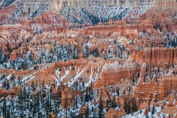 Schilderachtige Bryce Canyon Nationaalpark Utah Winter — Stockfoto