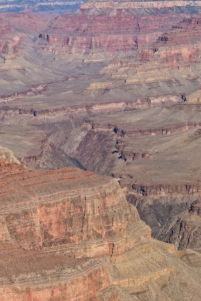 Paesaggio Panoramico Del Grande Canyon Dal Bordo Sud — Foto Stock