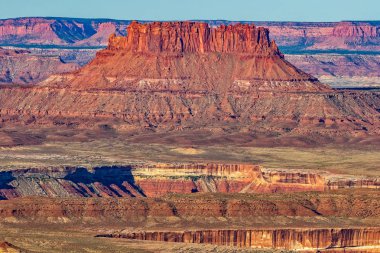 the rugged beauty of canyon lands national park Utah clipart