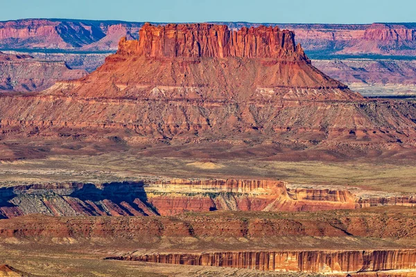 Belleza Escarpada Del Parque Nacional Las Tierras Del Cañón Utah — Foto de Stock