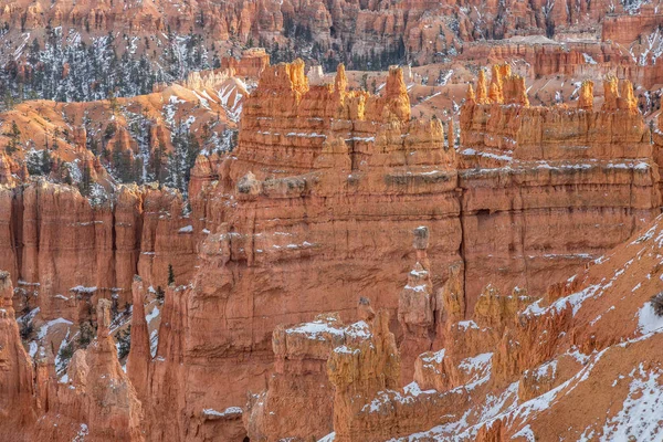 Paisaje Escénico Del Parque Nacional Bryce Canyon Utah Invierno —  Fotos de Stock
