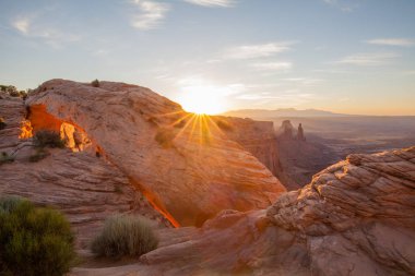 mesa kemer canyon toprakları Milli Parkı Utah güneş doğarken