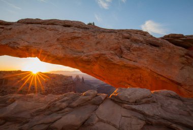 mesa kemer canyon toprakları Milli Parkı Utah güneş doğarken