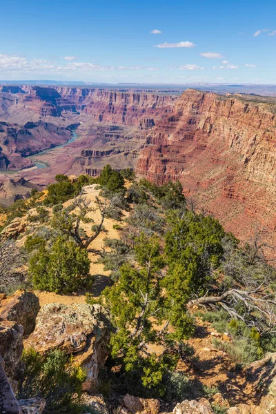 Naturskönhet Grand Canyon Från South Rim — Stockfoto