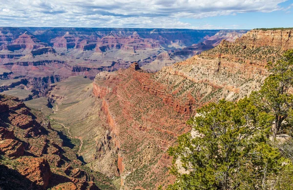 Bellezza Paesaggistica Del Grande Canyon Dal Bordo Sud — Foto Stock
