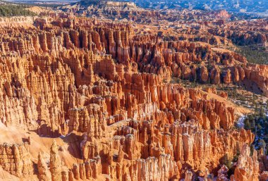 doğal Bryce Canyon Utah kış manzarası