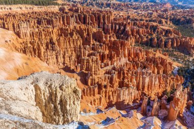 doğal Bryce Canyon Utah kış manzarası