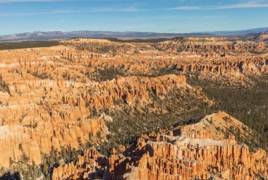doğal kış manzara Bryce Canyon Utah