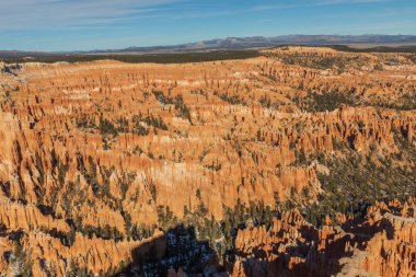 doğal kış manzara Bryce Canyon Utah