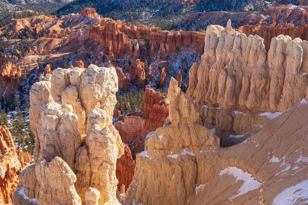 Paesaggio Panoramico Nel Bryce Canyon Utah Inverno — Foto Stock