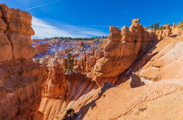 Het Schilderachtige Landschap Van Bryce Canyon Utah Winter — Stockfoto