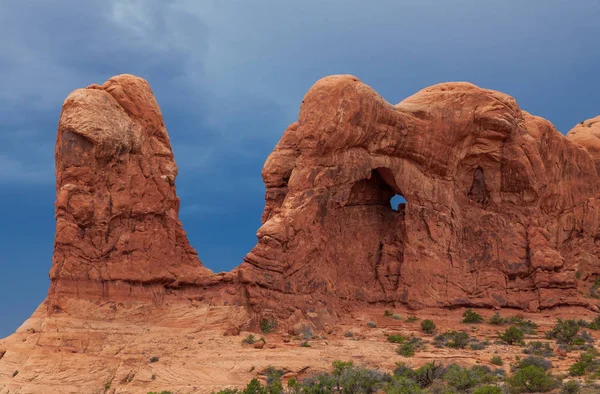 Paisaje Escarpado Escénico Del Parque Nacional Arches Utah —  Fotos de Stock