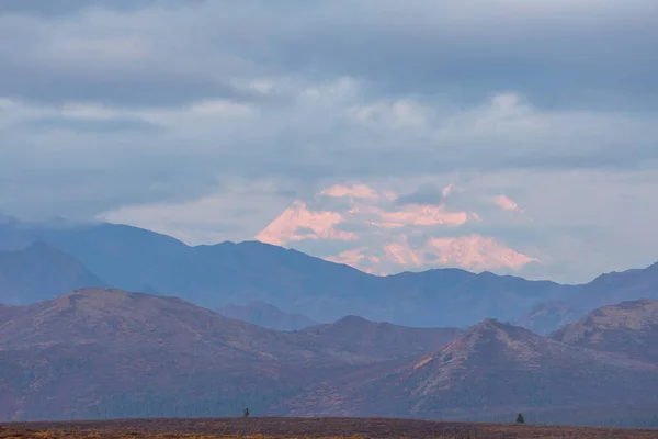 Malerischer Denali Nationalpark Alaska Herbstlandschaft — Stockfoto